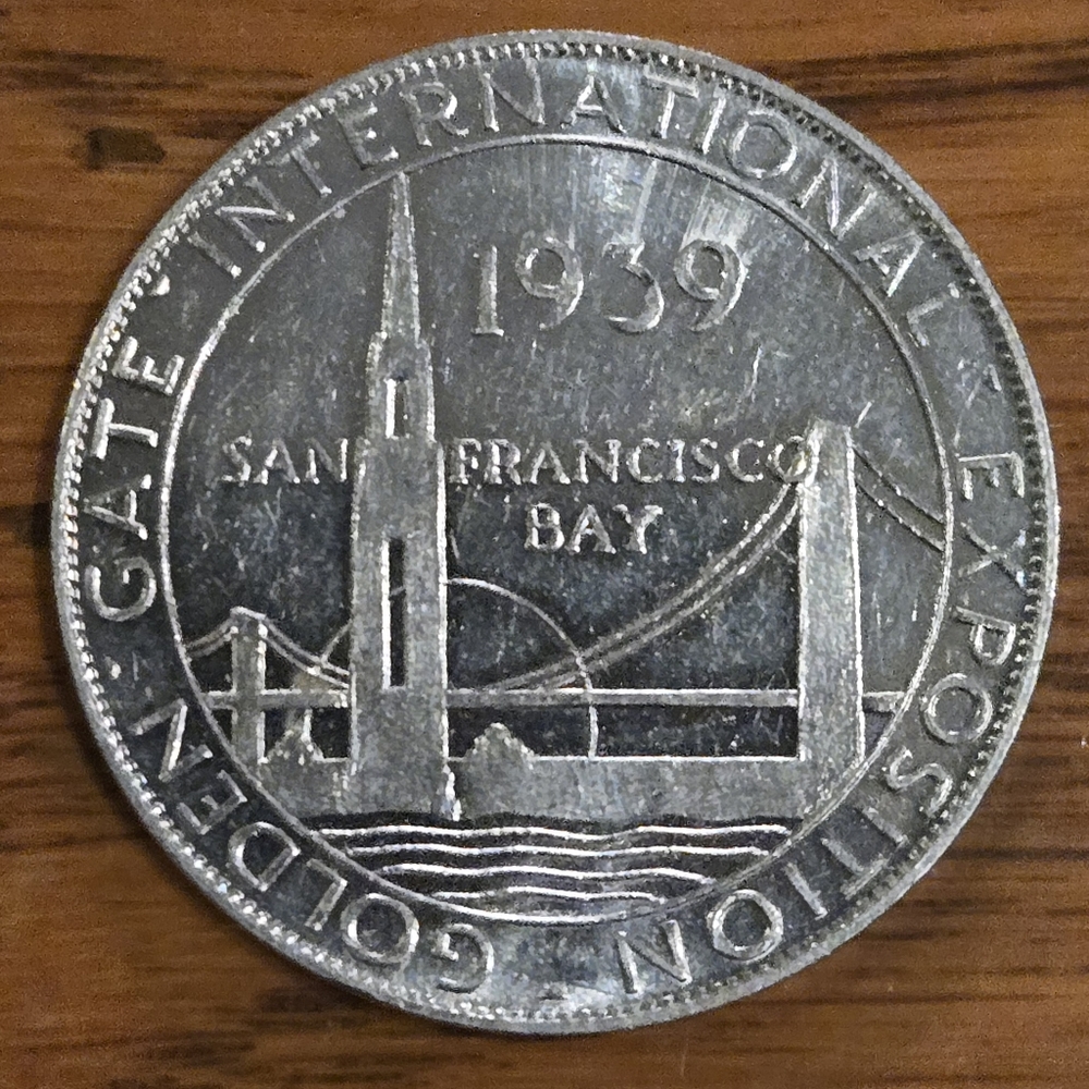 ​🌉 Rare 1939 Golden Gate International Exposition Union Pacific Aluminum Token​